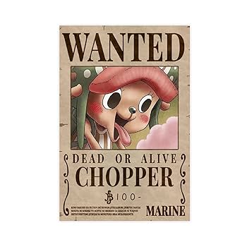 Amazon｜ワンピース チョッパー Wantedアニメポスター